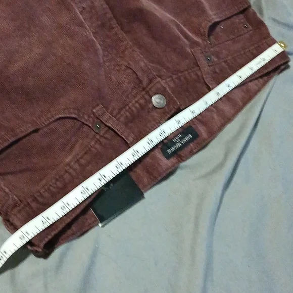 Banana Republic Men's Corduroy‎ Pants - Deep Burgundy. Sz.34 X32 Slim. NWT - Picture 7 of 16